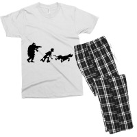 Mystery Gang Chase Silhouette Men's T-shirt Pajama Set | Artistshot