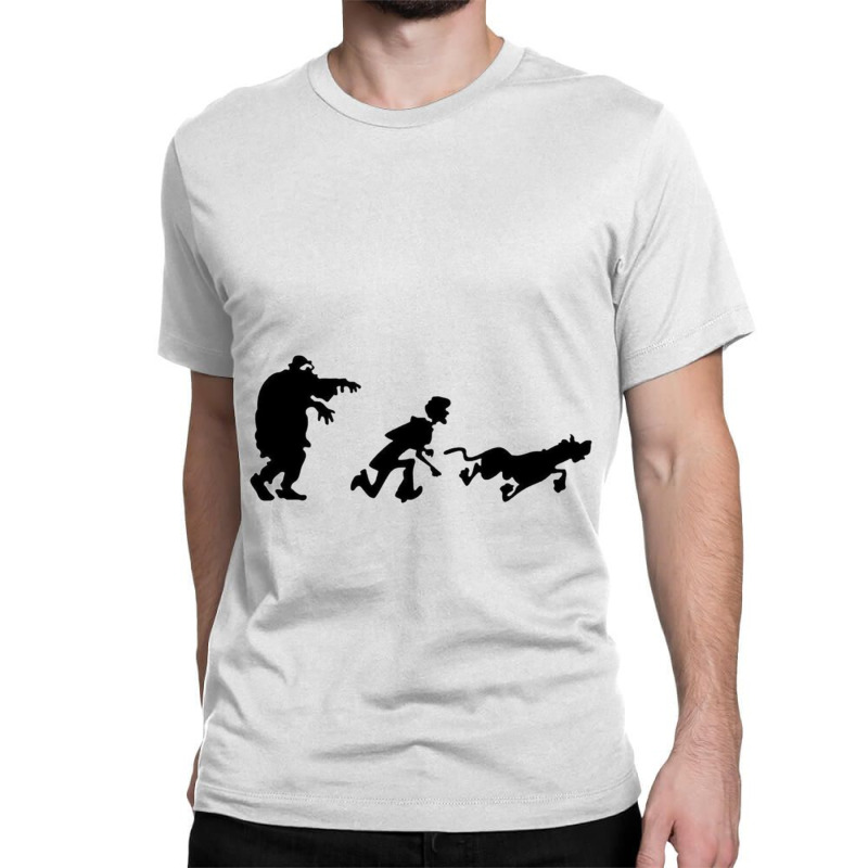 Mystery Gang Chase Silhouette Classic T-shirt by BOBBYDAVIS | Artistshot