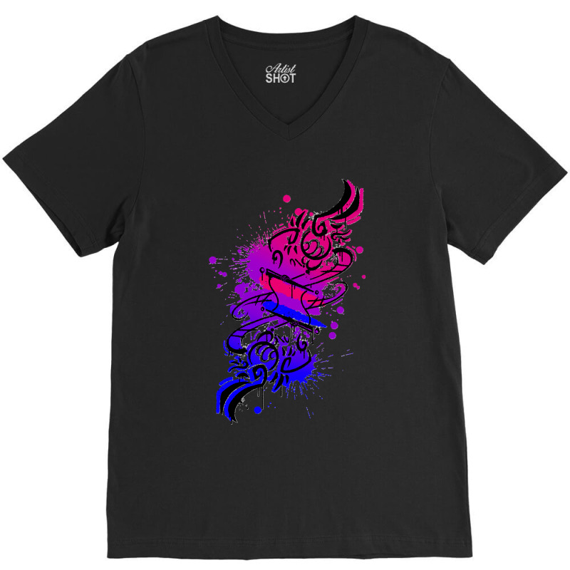 Harpy Design Trans Flag Classic V-neck Tee | Artistshot