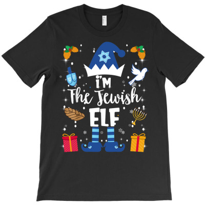 Jewish Elf Funny Hanukkah Gift Chanukah Cute Elf Sweatshirt T-shirt Designed By Cornielindsey