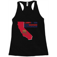 Larry Elder For California Governor Flag Newsom Funny Racerback Tank | Artistshot