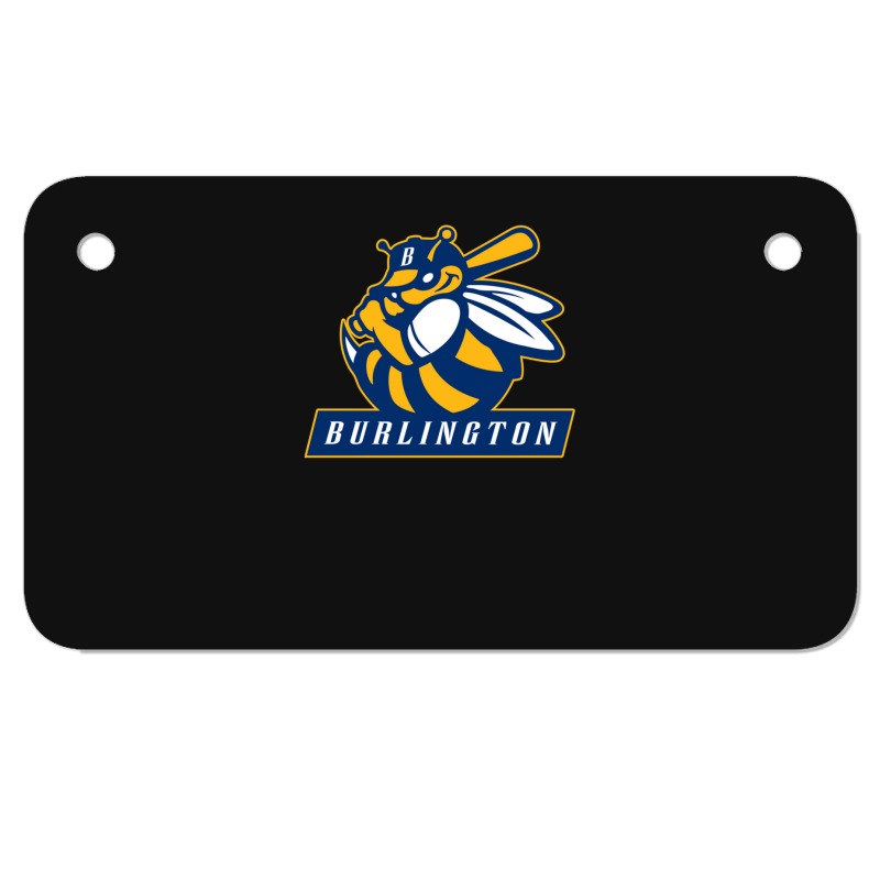 The Burlington Bees Motorcycle License Plate | Artistshot