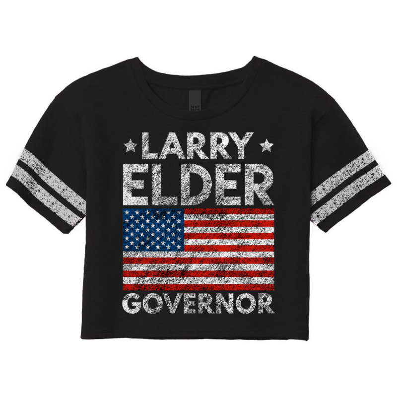 Larry Elder For California Governor Grunge Scorecard Crop Tee by OSWALDOLIMART | Artistshot