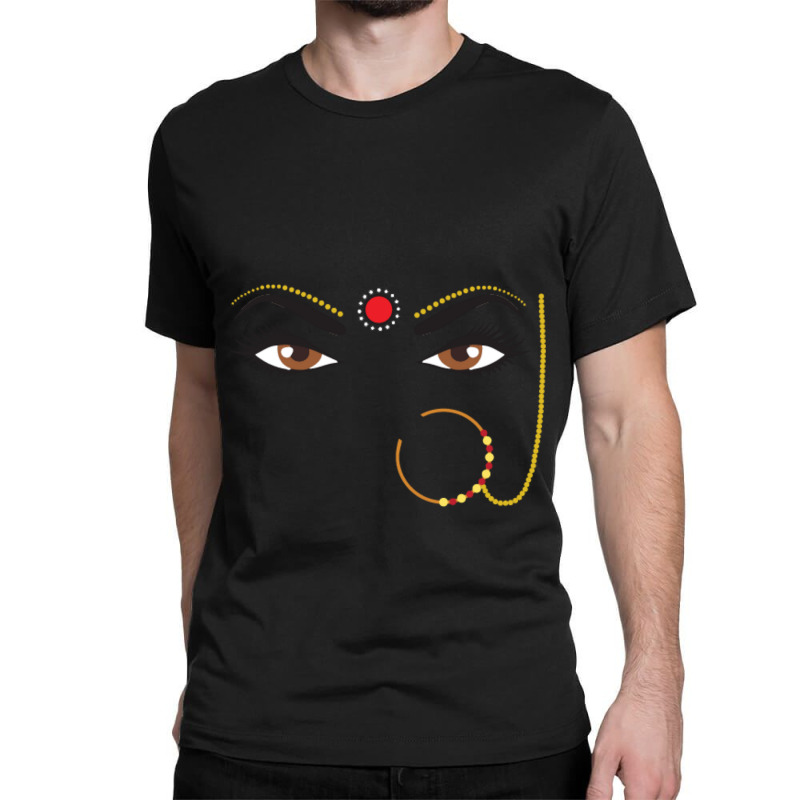 Bindhi Indian Desi Culture Girly Traditional Nose Ring Pin Classic T-shirt by cm-arts | Artistshot