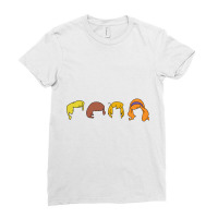 Mystery Inc - Hair Outline Ladies Fitted T-shirt | Artistshot