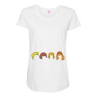 Mystery Inc - Hair Outline Maternity Scoop Neck T-shirt | Artistshot