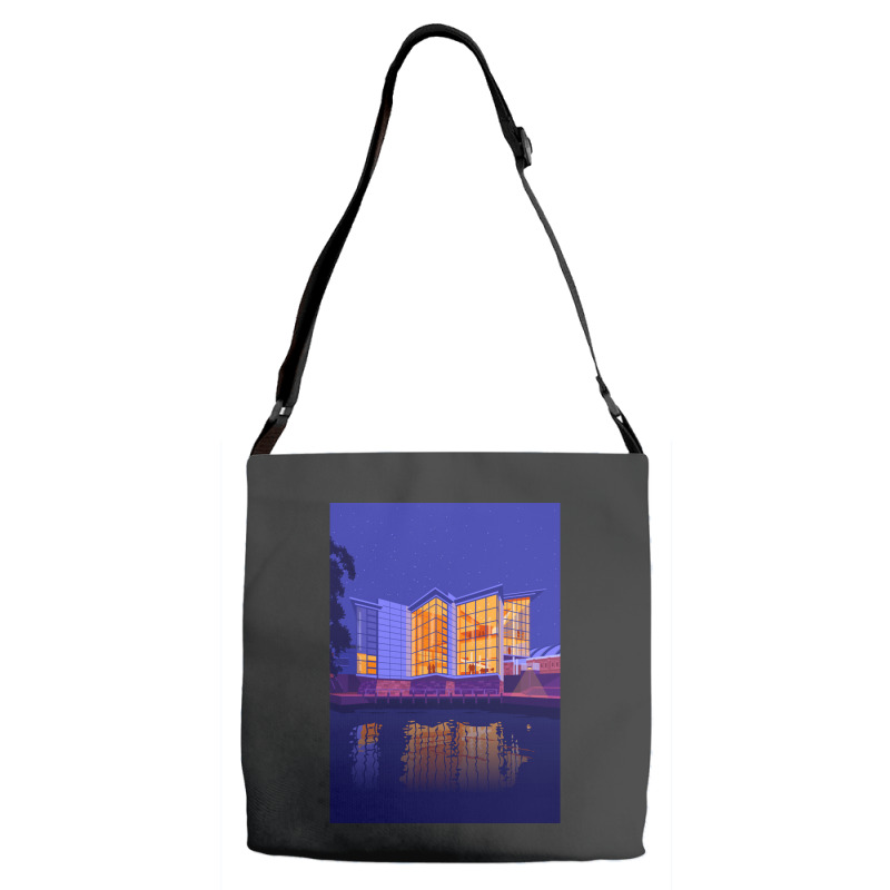 Bridgewater Hall, Manchester Adjustable Strap Totes | Artistshot