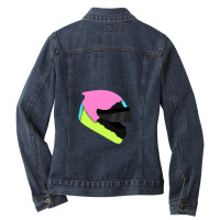 Daniel Ricciardo Helmet Ladies Denim Jacket | Artistshot