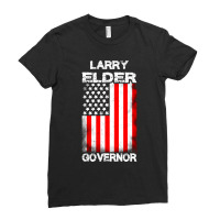 Larry Elder For California Governor Recall Ladies Fitted T-shirt | Artistshot