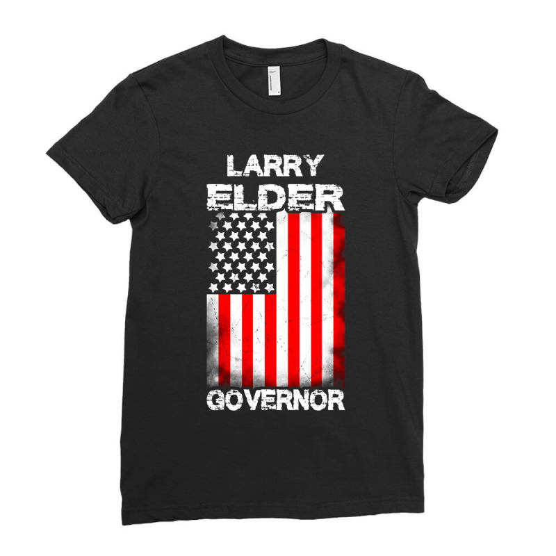 Larry Elder For California Governor Recall Ladies Fitted T-Shirt by OSWALDOLIMART | Artistshot