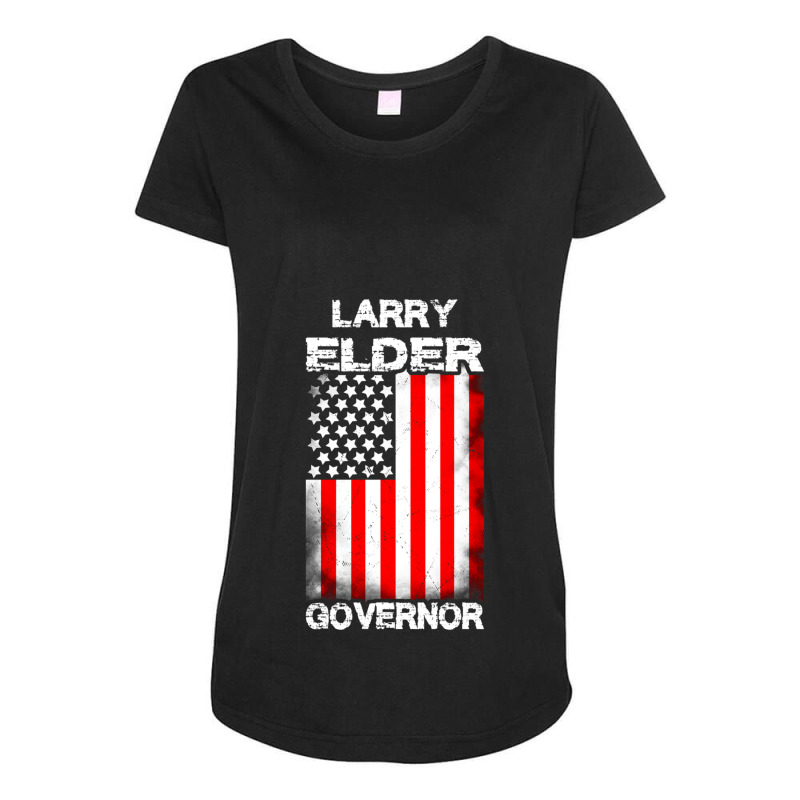 Larry Elder For California Governor Recall Maternity Scoop Neck T-shirt by OSWALDOLIMART | Artistshot