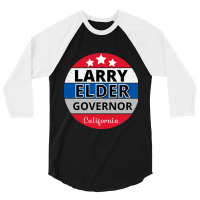 Larry Elder For California Governor, Recall Gavin Newsom Cap 3/4 Sleeve Shirt | Artistshot