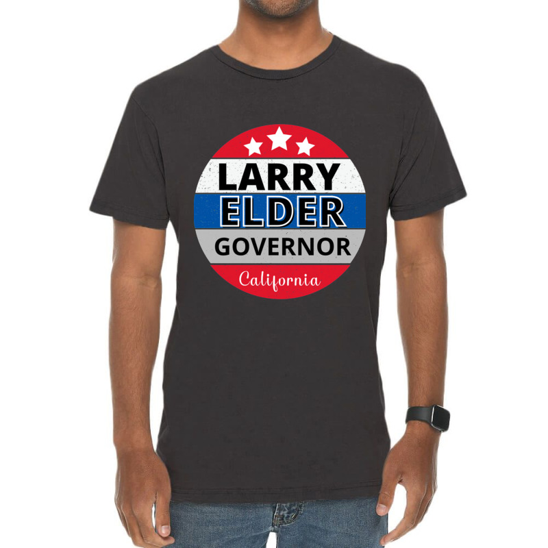 Larry Elder For California Governor, Recall Gavin Newsom Cap Vintage T-Shirt by OSWALDOLIMART | Artistshot