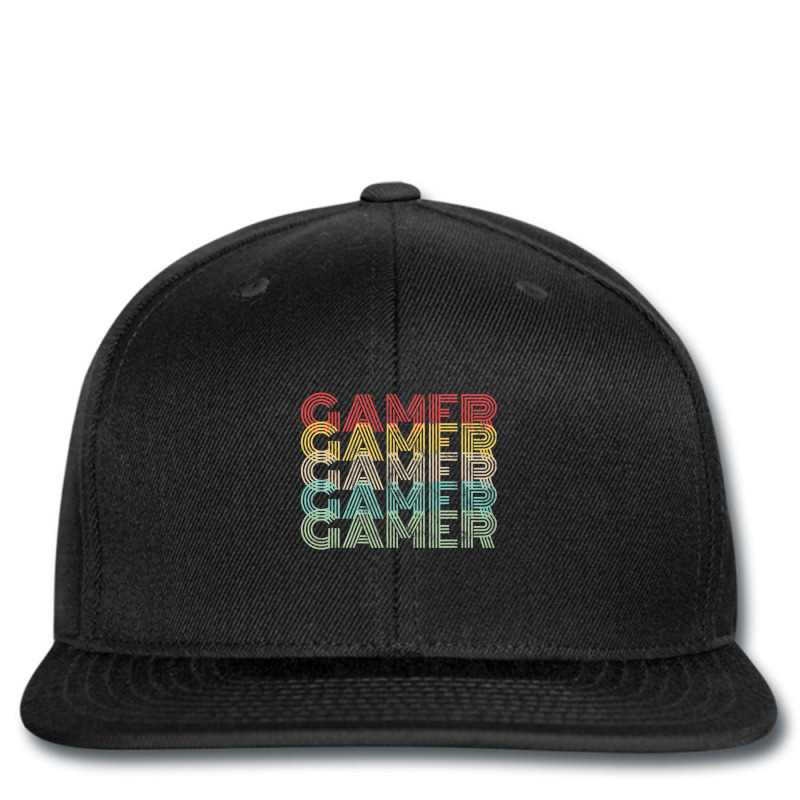 Gamer Retro Vintage 8bit Arcade Gaming Printed hat by ChandraGay | Artistshot