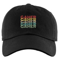 Gamer Retro Vintage 8bit Arcade Gaming Kids Cap | Artistshot