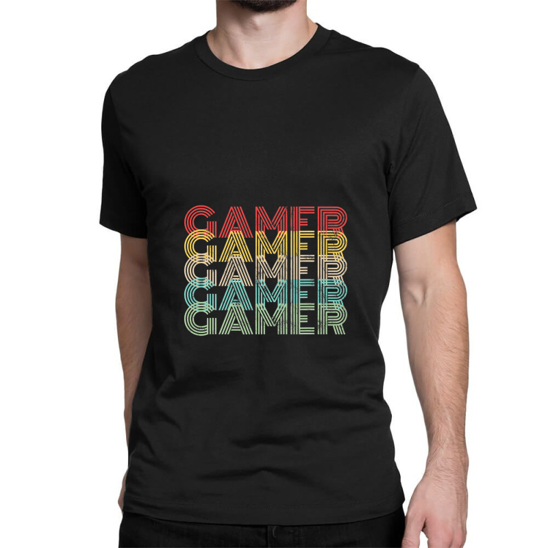 Gamer Retro Vintage 8bit Arcade Gaming Classic T-shirt by ChandraGay | Artistshot