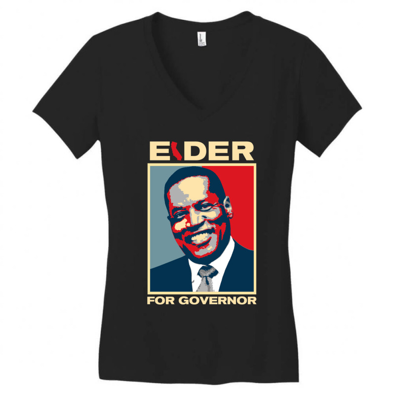 Larry Elder For Governor Of California Women's V-Neck T-Shirt by OSWALDOLIMART | Artistshot