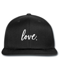 Cute Cursive Love Valentines Day Red Top Printed Hat | Artistshot