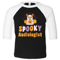 Womens Spooky Audiologist Dog Halloween Costume V Neck T Shirt Toddler 3/4 Sleeve Tee | Artistshot