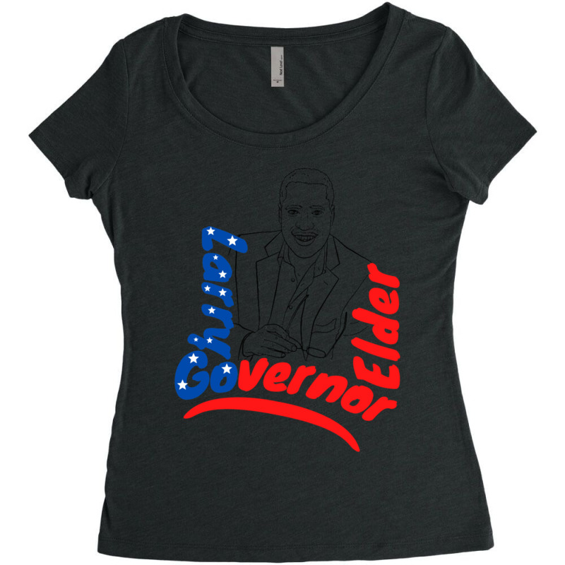 Larry Elder Governor Of California Women's Triblend Scoop T-shirt by OSWALDOLIMART | Artistshot