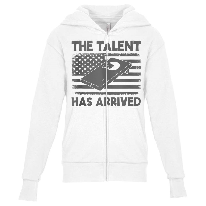 The Talent Has Arrived Cornhole Team Bean Bag Funny Cornhole Tank Top Youth Zipper Hoodie by cm-arts | Artistshot