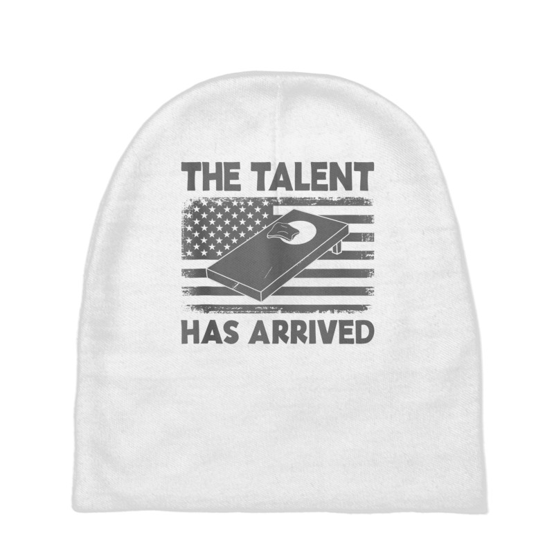 The Talent Has Arrived Cornhole Team Bean Bag Funny Cornhole Tank Top Baby Beanies by cm-arts | Artistshot