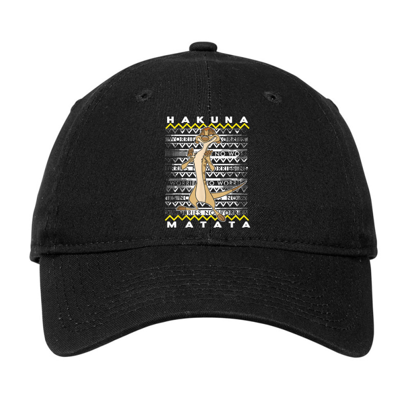 Funny Lion And King Timon Ugly Christmas Graphic Adjustable Cap by CrawfordMoes | Artistshot