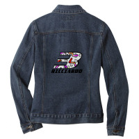 Danny Ricciardo 3 Ladies Denim Jacket | Artistshot