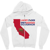 Larry Elder For California Governor Flag Newsom Funny Zipper Hoodie | Artistshot