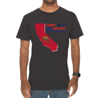 Larry Elder For California Governor Flag Newsom Funny Vintage T-shirt | Artistshot