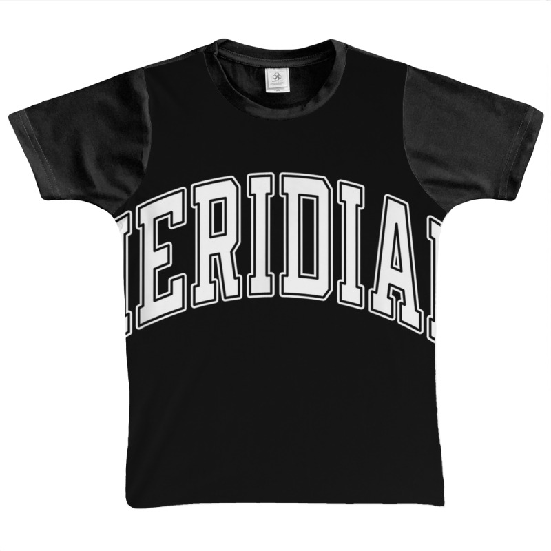 Meridian Idaho Id Varsity Style White Text T Shirt Graphic Youth T-shirt by cm-arts | Artistshot