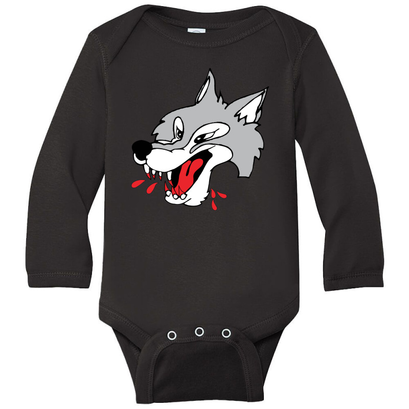 Sudbury Wolves Long Sleeve Baby Bodysuit by rika | Artistshot