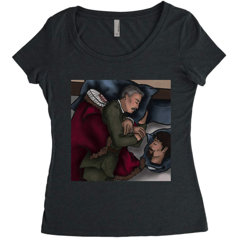 Caphrey Spooning Acrylic Block Women's Triblend Scoop T-shirt by OSWALDOLIMART | Artistshot