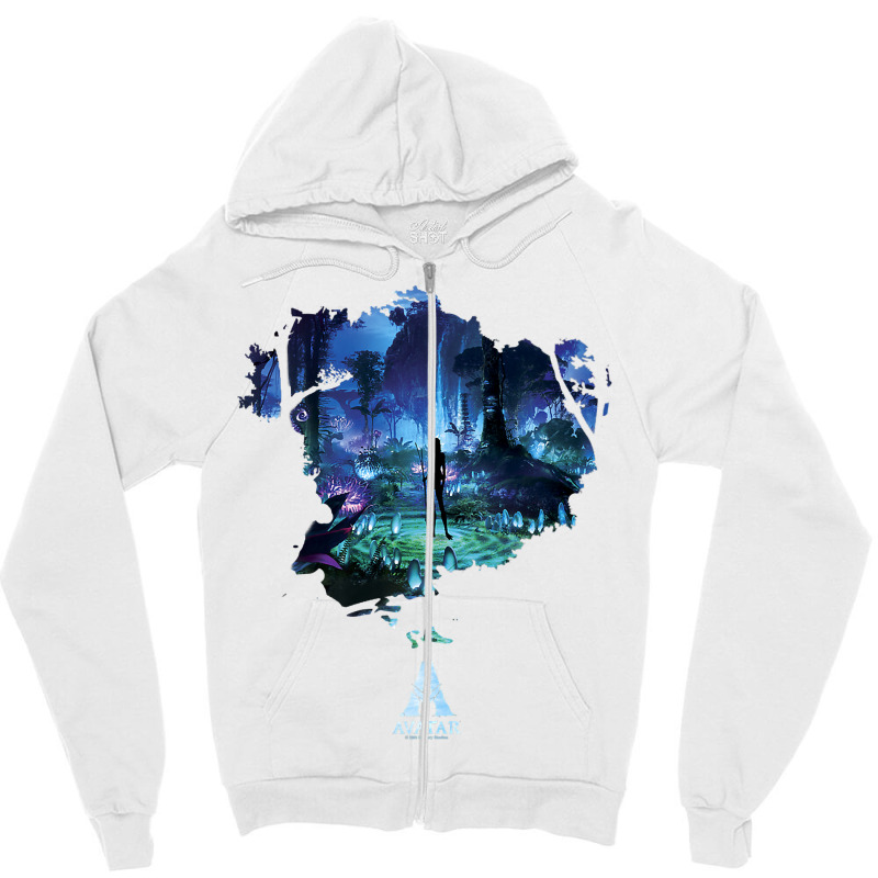 Avatar Pandora At Night Movie Poster Premium T Shirt Zipper Hoodie | Artistshot