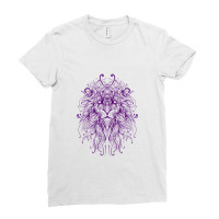 Lion Ornamental Ladies Fitted T-shirt | Artistshot