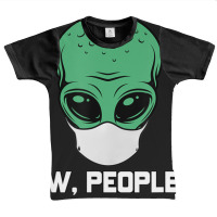 Alien Head With Face Mask I Ew People Aliens Ufo Roswell Graphic Youth T-shirt | Artistshot