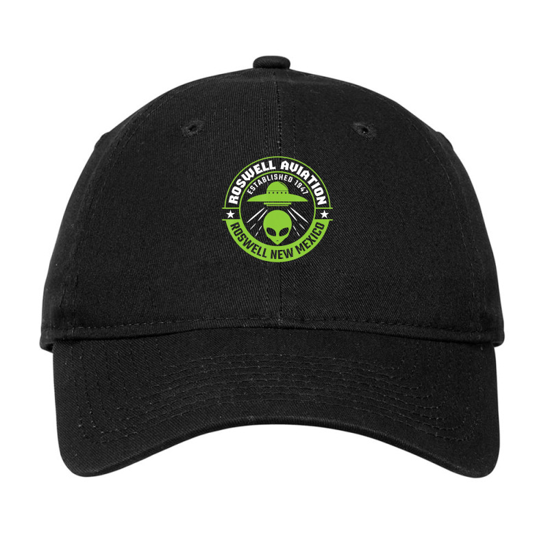 Roswell Aviation Established 1947 Roswell Alien Adjustable Cap | Artistshot