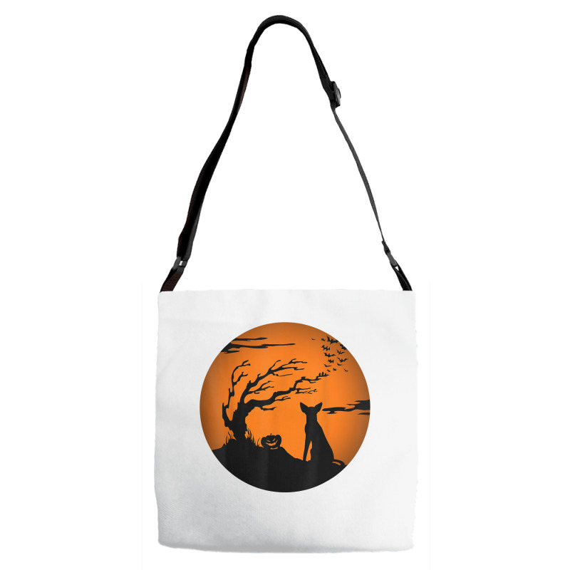 Oriental Shorthair Cat Halloween T Shirt Adjustable Strap Totes | Artistshot