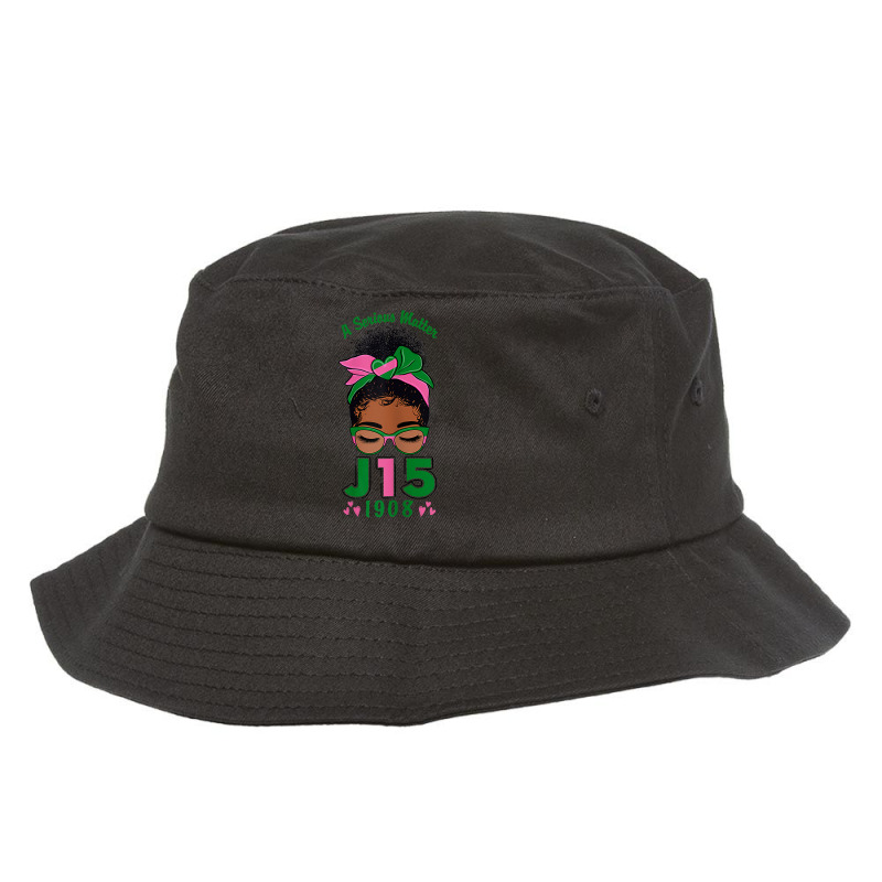 Womens A Serious Matter J15 Founder's Day Pink And Green Aka Women Bucket Hat | Artistshot