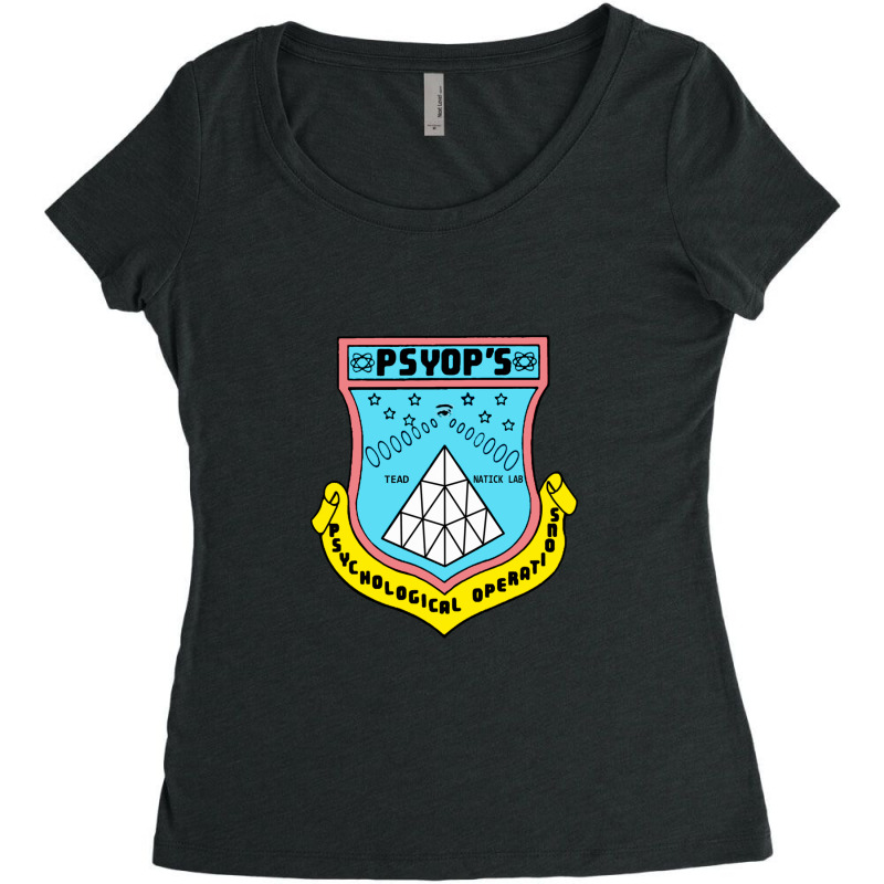 Psychological Operations Women's Triblend Scoop T-shirt by SusanCartrette | Artistshot