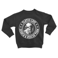 Philosopher Search Rescue Team Plato's Cave Philosophy Lover Toddler Sweatshirt | Artistshot