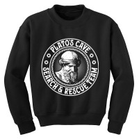 Philosopher Search Rescue Team Plato's Cave Philosophy Lover Youth Sweatshirt | Artistshot