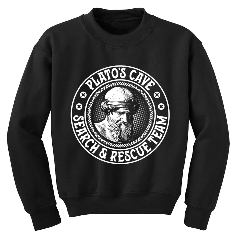 Philosopher Search Rescue Team Plato's Cave Philosophy Lover Youth Sweatshirt by cm-arts | Artistshot