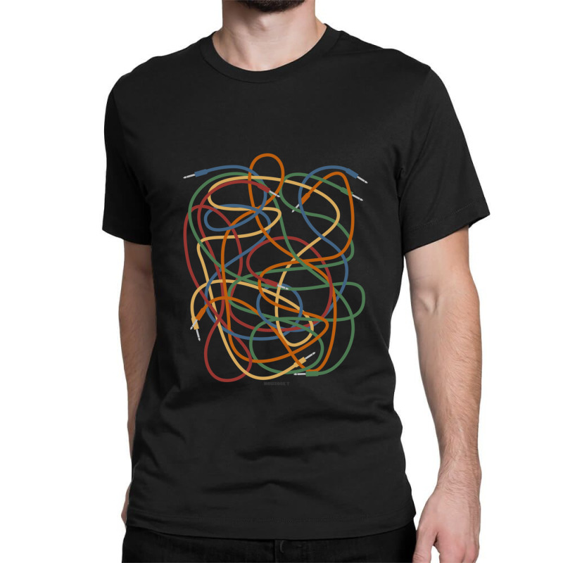 Modular Synthesizer Patch Cables Classic T-shirt | Artistshot