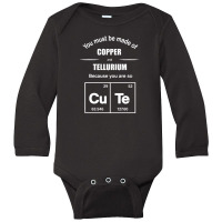 Are You Copper And Tellurium Long Sleeve Baby Bodysuit | Artistshot