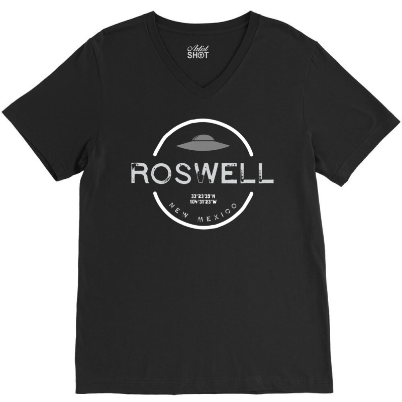 Roswell New Mexico Ufo Vintage Retro V-Neck Tee by phamkhao | Artistshot