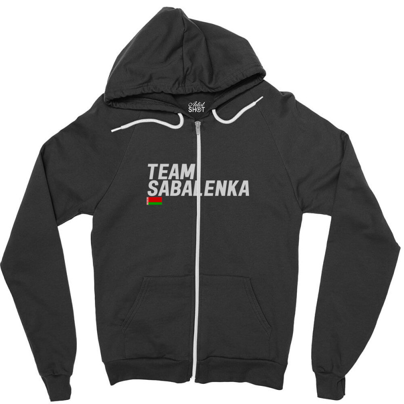 Team Sabalenka Zipper Hoodie | Artistshot