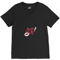 Simmer Down & Pucker Up V-neck Tee | Artistshot