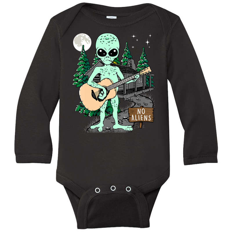 Extraterrestrial, Ancient Astronaut Theorist Ufo Alien Long Sleeve Baby Bodysuit | Artistshot