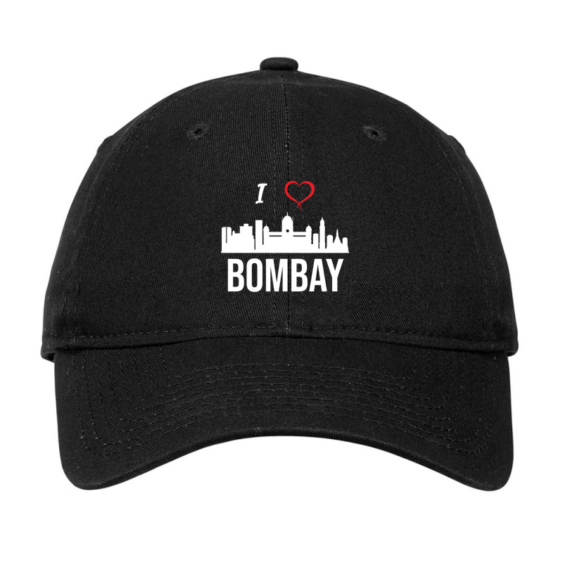 I Love Mumbai Or Bombay India Adjustable Cap by cm-arts | Artistshot